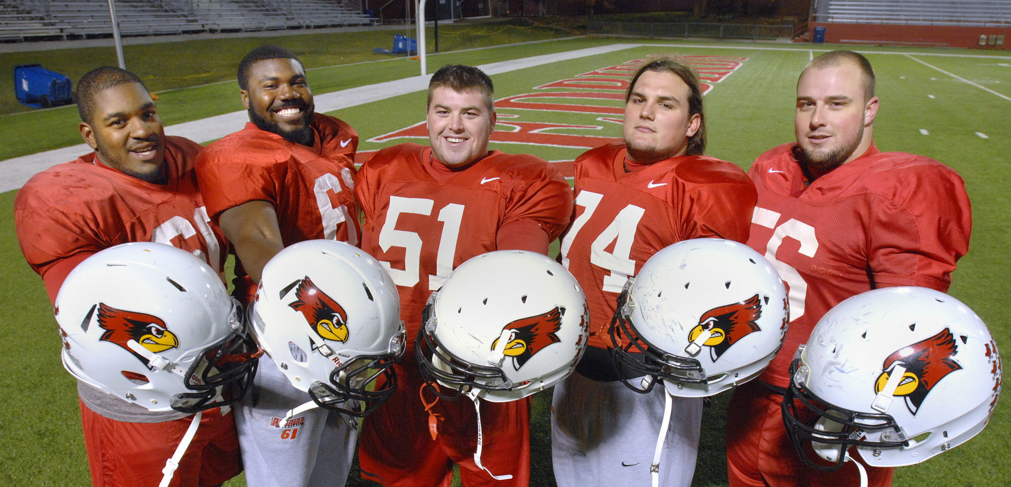 Cody White, OL, and Cal McCarthy, OL
